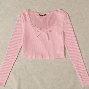 Cropped Long-Sleeve